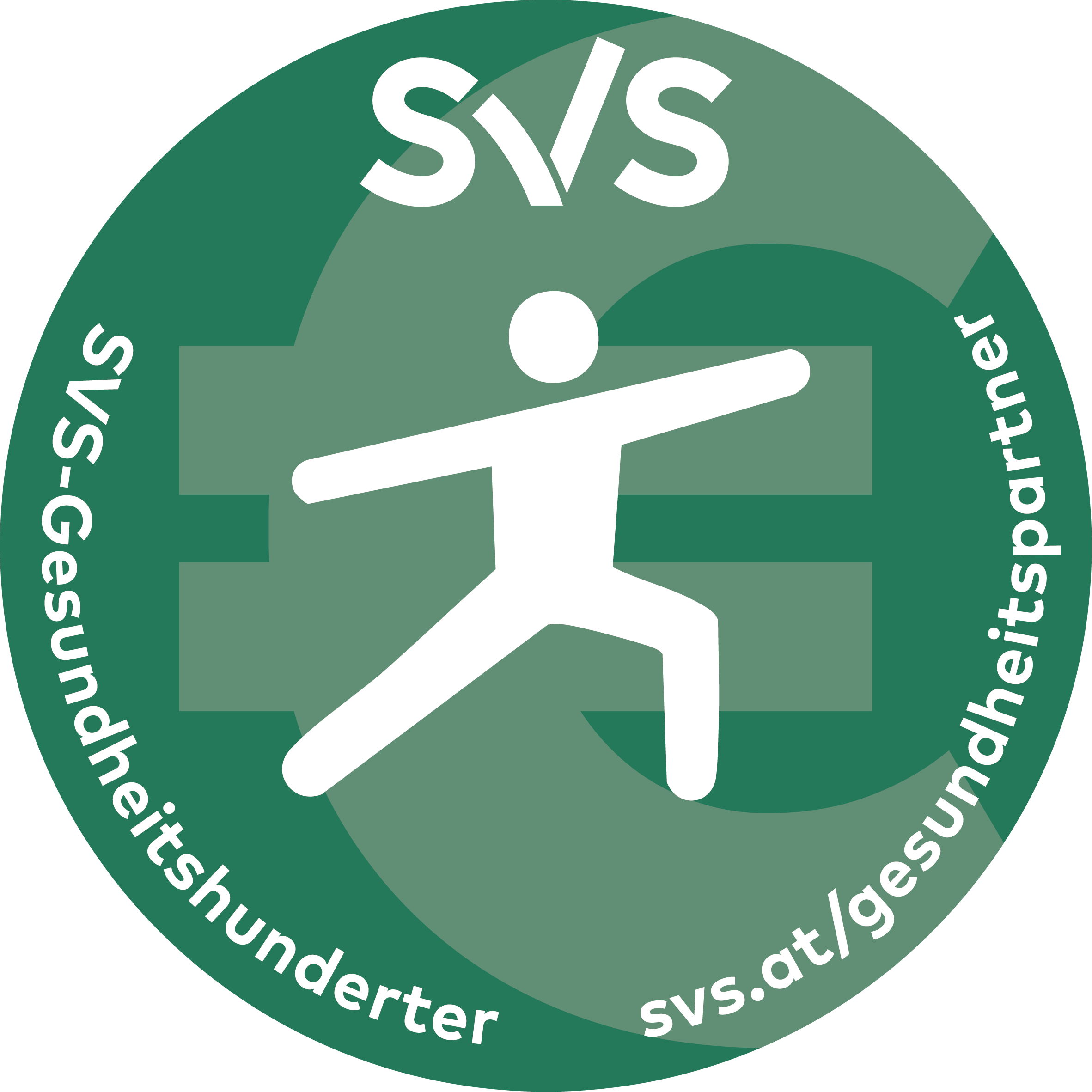 Logo SVS-Gesundheitspartnerin<br />
Ausgewählte Angebote können über den Gesundheitshunderter eingereicht werden.